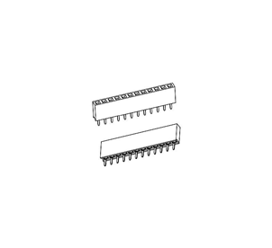 排母PH2.54*H7.1mm 單排U型180度系列